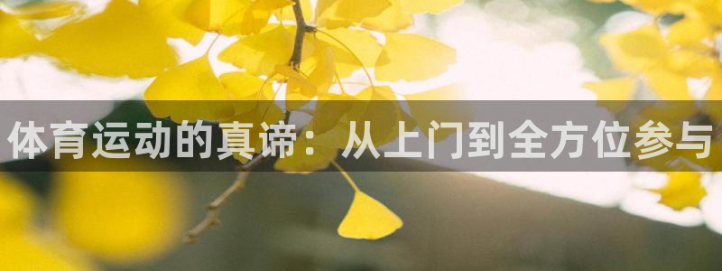 凯发官网下载招商电话地址查询：体育运动的真谛：从上门到全方位